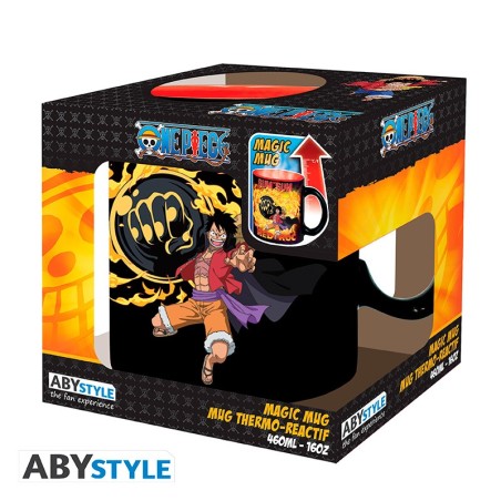 ABYSTYLE - ONE PIECE - TAZZA HEAT CHANGE 460ML - LUFFY VS KAIDO